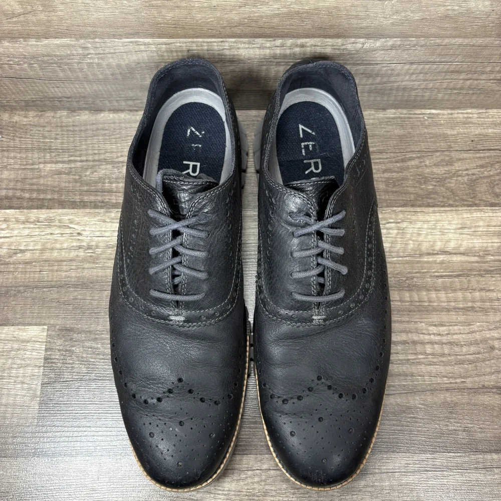 Cole Haan Zerogrand Leather Black Mens US Size 12 C25005 Sneakers